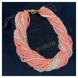 Joan Rivers 19.5" Pink and Pearl Twist Bead