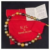Kenneth Jay Lane Stately Simulated Pearl 17"