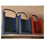 3 Metal lantern holders