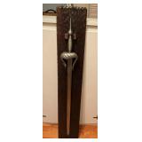 Decorative Sword with Swan Motif and Wall Pla