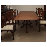 Wood Dining Table With 6 Chairs