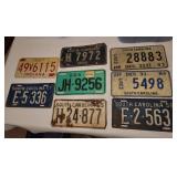 Vintage License Plates, 1957-1984