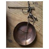Brass and Copper Balance Scale