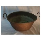 Large Copper Pot with Handles