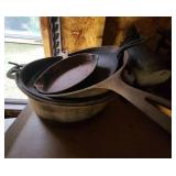 Cast Iron Skillet and Dutch Oven Lot