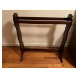Wooden Quilt or Blanket Rack Stand