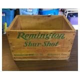 Remington Shur Shot Wooden Ammo Crate