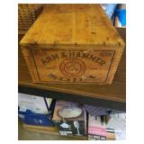 Arm & Hammer Soda Wooden Crate Box