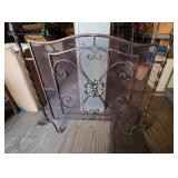 Decorative Metal Fireplace Screen