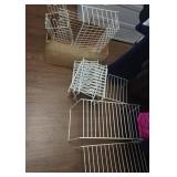 White Wire Storage Racks