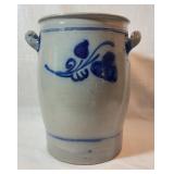 Salt Glazed Stoneware Crock with Handles