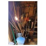 Large Assortment of Garden Tools