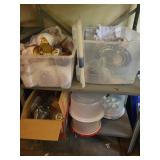 Glassware, Kitchen, and Decorative Items on 2