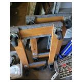 2 Wooden Moving Dollies with Casters