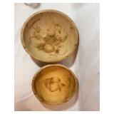 Munising Wooden Bowl Set, 15' and 11' Diam.