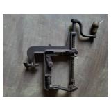 Antique Cast Iron Apple Peeler Clamp Tool