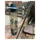 Metal Tube Bird Feeders with Poles
