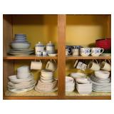 Blue and White Dinnerware Collection
