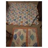 Arch Quilts Fan Pattern Quilt Set