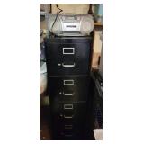2 File Cabinets With Contents