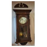 German Wall Regulator Clock With Pendulum