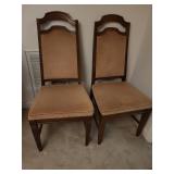 Wood Frame Upholstered Chairs