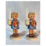 Goebel Hummel Candleholder Pair, West Germany