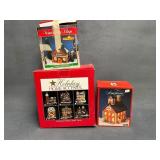3 Porcelain Lighted Schoolhouses