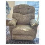 Patterned Upholstered Recliner Chair