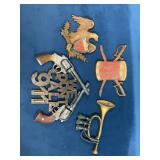 Sexton USA Patriotic Cast Wall Plaques Set