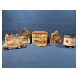 7 Schoolhouse Figurines and Decor