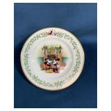 Lenox Disney Holiday Plate 'Under The MistleT