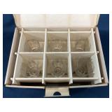 Baccarat Set of 6 Crystal Wine Glasses