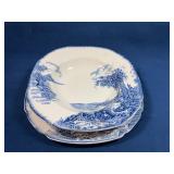 John Maddock & Sons 'Garda' Blue Plates