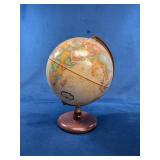 Replogle Globe on Wood Base, USA