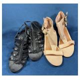 Rampage and Aerosoles Women's Sandals, 2 Pcs