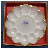 Anchor Hocking Milk White Deviled Egg Plate