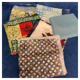 5 Vintage Scarves, Various Patterns