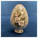 Fenix Russian Porcelain Egg Sculpture