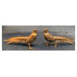Brass Pheasant Bird Figurines