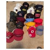 18 Baseball Caps with Brands