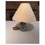 Ball Mason Jar Lamp With Sea Shells