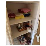 Linen Closet with Towels and Supplies