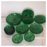 Anchor Hocking Emerald Green Oyster and Pearl
