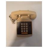 AT&T Beige Push-Button Desk Telephone