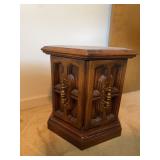 Hexagonal Wood Cabinet, 21' x 20'