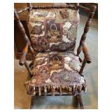 Decorative Wooden Rocking Chair, 26' H