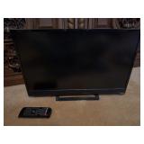 Vizio Flat Screen TV with Remote, 21' Wide