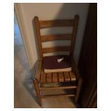 Wooden Slat Chair, 34' Tall, 15'x13' Seat