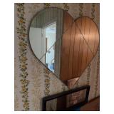Heart-Shaped Segment Mirror and Framed Wall M